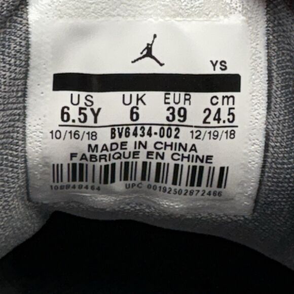 Air Jordan Big Fund Basketball Shoes Sneakers W/ Box Women's 8 I Kids' 6.5Y Grey - Picture 14 of 14